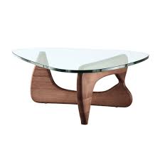 The noguchi table was an evolution of a rosewood and glass table noguchi designed in 1939 for a. Plata Import Noguchi Glass Coffee Table With Wood Base Smc15009 Rona
