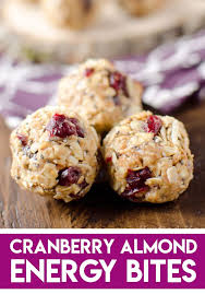 Cranberry Almond Energy Bites Cranberry Almond Energy Bites Healthy Protein Snacks Healthy Snacks Easy