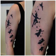 27 Minimalist Peter Pan Tattoos To Remind You To Never Grow Up Peter Pan Tattoo Minimalist Tattoo Tattoos