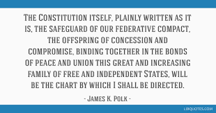 The Constitution Itself Plainly Written As It Is The
