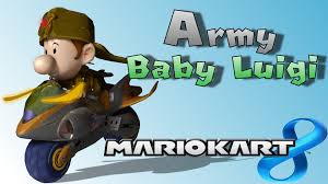 One such character is baby luigi. Army Baby Luigi Mario Kart 8 Mods