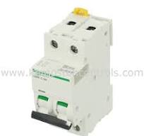 Schneider - A9F74216 MINATURE CIRCUIT BREAKER, C CURVE, 2P, 16A, 500V,  50/60HZ, FIXED, DIN RAIL