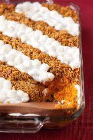Sweet Potato Casserole Buttered Sweet Potatoes Sweet Potato Casserole Food