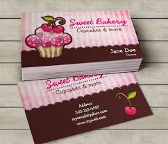 Simply add your information and print at home! 16 Business Card Ideas Bakery Business Cards Business Cards Business Card Design