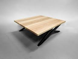Vous cherchez une table basse pour un appartement de 20m2 ou un salon de 100m2 ? Table Basse Signature Bois Acier Sur Mesure Artisanal
