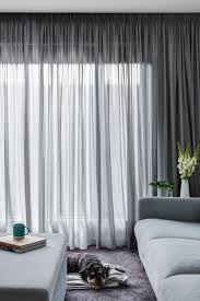 Sheer curtains can be a lot of fun to layer. Pencil Pleat Curtain In Elain Asphalt Sheer Fabric Window Furnishing Curtains Room D Stylish Curtains Sheers Curtains Living Room Contemporary Curtains
