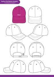 Download Vector Apparel Templates And Fashion Flat Sketches Technical Drawing Fashion Flats Cap Drawing