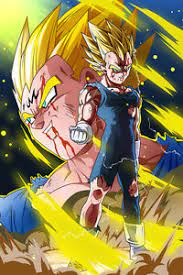 Like all saiyans, he possesses black eyes, jet black hair that never grows in length, and had a tail before it was cut off by yajirobe. Dragon Ball Super Z Poster Majin Vegeta 12in X 18in Free And Fast Shipping Ebay