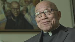 Funeral for Father George Clements held at Holy Angels Catholic Church in  Bronzeville Saturday