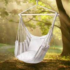highland dunes nikolas chair hammock in 2021 hanging hammock chair hammock swing chair garden hammock