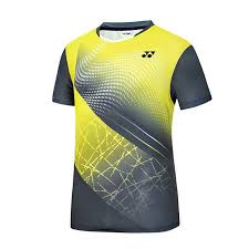 Black And Yellow Jersey Design Volleyball Yonex 2018 S S Collection Men S Badminton Round T Shirts Yellow Nwt 81ts047myl Yonex Camisetas Deportivas Camisa De Futbol Camisetas De Futbol