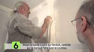 Recoller une bande à joint placo qui cloque : Refaire Une Bande De Platre Mal Posee Youtube
