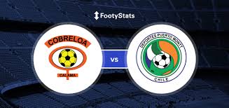 Cobreloa have scored in all their home matches so far. Cobreloa X Puerto Montt Estatisticas Confronto Direto Footystats