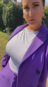 Purple Outfit Fat Lady