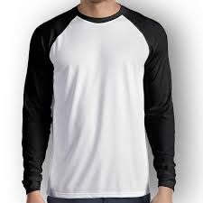 Download now desain baju terbaru untuk pria mens shirt desain polo comme des garcons bisnis pakaian lengan panjang buy murah lengan panjang polo shirt t. Kaos Raglan Lengan Panjang Putih Hitam Pesan Kaos Raglan Simplivi