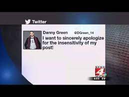 'you know i had to do it one time lol #holocaust'. Danny Green Apologizes For Holocaust Memorial Se Youtube