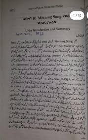 Sylvia Plath S Poems In Urdu Academy Of English Literature Facebook