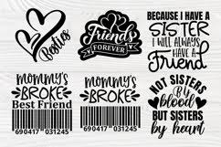 Download Best Friends Svg Bundle Besties Svg Sisters Svg Cut Files 695633 Cut Files Design Bundles