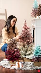 Ombre Christmas Trees