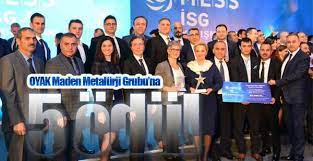 Oyak Maden Metalurji Grubu Na 5 Odul Kdz Eregli Haber Eregli Fm Gazetesi