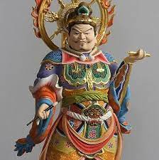 広目天像 立像１尺２寸 極彩色 製作事例 京仏具 仏壇 仏像 京都市西京区 京仏商 谷口 極彩色 仏像 像