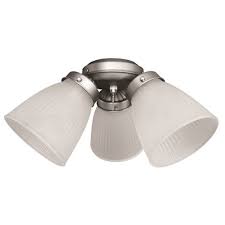 Enjoy free shipping on most orders. 3 Light Brushed Nickel Cluster Ceiling Fan Light Kit Daycon