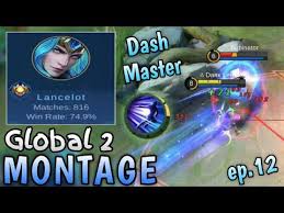 Global 2 Lancelot Dash Master Highlights Montage 12 Dark Legend Mlbb Dark Legends Mobile Legends Montage