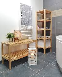 Rangement Bois Salle De Bain Wood Bathroom Shelves Home Decor Furniture Ikea