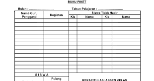 Download contoh desain jadwal piket kreatif dan unik terbaru. Jurnal Harian Tata Usaha Sekolah Cara Golden