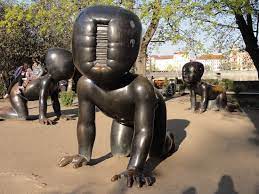Since 2001 the total number of 10 babies is located tv tower; Another David Cerny Masterpiece Review Of Crawling Babies Prague Czech Republic Tripadvisor