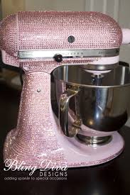 Sparkly Kitchenaid Mixer A Diy Inspiration Craftfoxes Pink Kitchen Kitchen Aid Mixer Kitchen Aid