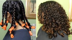 Whether keeping it curly and loose, or. Bouncy Curls With Braids Perm Rods Natural Curly Hair Youtube