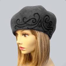 Buy 1950s Marshall Field Millinery Hat. Wool Ivory Vintage With Wide Brim.  Made in France. Online in India