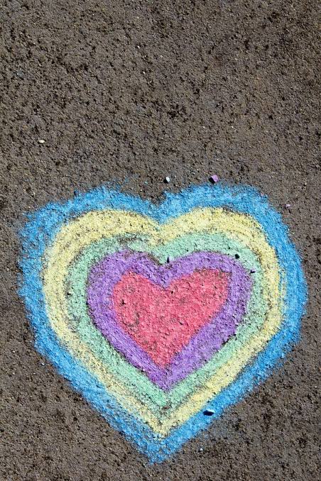 Chalk Board Drawn Heart Rainbow Background Texture Copy Space Stock Photos - Free & Royalty-Free Stock Photos from Dreamstime