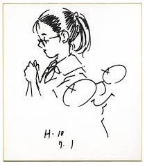 Hiraku Machida Hand-drawn Shikishi