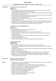 How to write a car salesman resume. Automotive Sales Resume Samples Velvet Jobs
