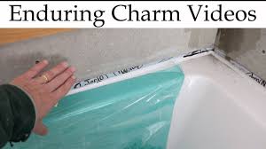 Leave the shower pan in place if possible, covering it with a blanket or towel to prevent damage. How To Tile Over The Lip Of A Tub Or Shower Pan Youtube