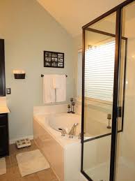 Paint an accent wall when painting a small bathroom for depth. Pin On Brass Refinish