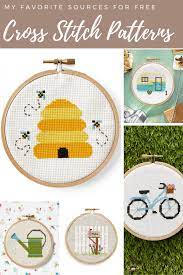 Become a fan to get free patterns and coupon codes for crossstitchers.com! Where To Find Free Cross Stitch Patterns The Birch Cottage