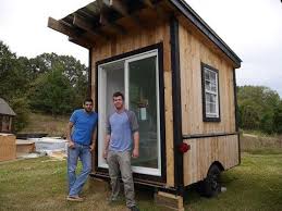 A Tiny Tailgating House Cabin On Wheels A 60 Square Foot Diy Camper Cheap Tiny House Building A Tiny House Tiny House Swoon
