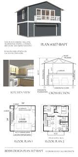 Resident 6b comes with the option of a detached garage. Behm Design Carriage House