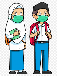 Gambar kartun pakai masker png. Muslim Woman And Man Wearing Face Medical Mask On Transparent Background Png Similar Png