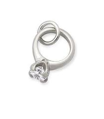 Engagement Ring Charm With Cubic Zirconia James Avery James Avery Jewelry James Avery Bracelet James Avery Charm Bracelet