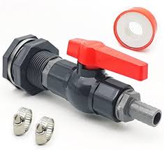 20 foot x 3.5 inch water suction hose 150psi with rock basket $100. Amazon Com Da By Rain Barrel Spigot Faucet Kit Pvc Bulkhead Fitting With Ball Valve And Garden Hose Adapter Barb 16mm 5 8 Od And Stainless Steel Pipe Clamps And Thread Seal Tape Kit For