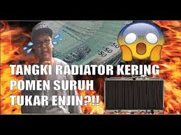 Pam air yang beroperasi dengan tali pacu (drive belt) assalamualaikum ww. Tangki Radiator Kering Pomen Suruh Tukar Enjin Youtube