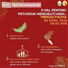 Bacaan suci minggu palem hari ini : Santa Bernadet