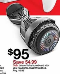 A hoverboard with bluetooth and music speakers (or hover board) is a levitatingboard used for personal transportation in the films. Black Friday Deal Jetson Strike Hoverboard