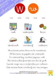 No hay pedo aqui estoy pendiente. Cuadernillo De Lectura Y Escritura Letra W