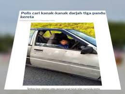 Bawa kereta dari kedah ke kl. Bapa Kanak Kanak Pandu Kereta Disaman