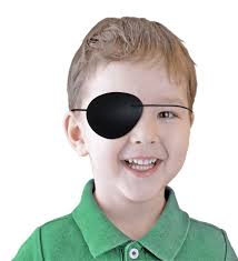 Silicone Pirate Patch Fresnel Prism Lens Lilac & purple flame padded eye patch by glam patch! silicone pirate patch